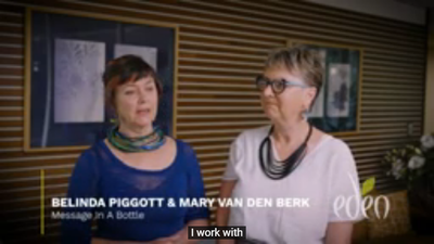 Belinda Piggott and Mary van den Berk
