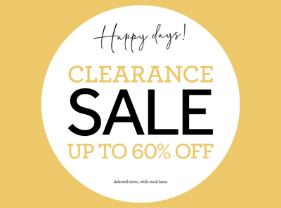 Clearance Sale - Up to 60% OFF